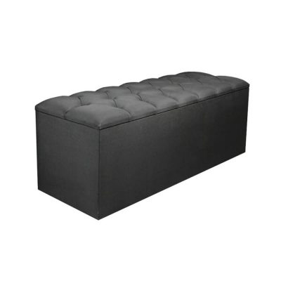 Dekenkist met gecapitonneerde bovenkant