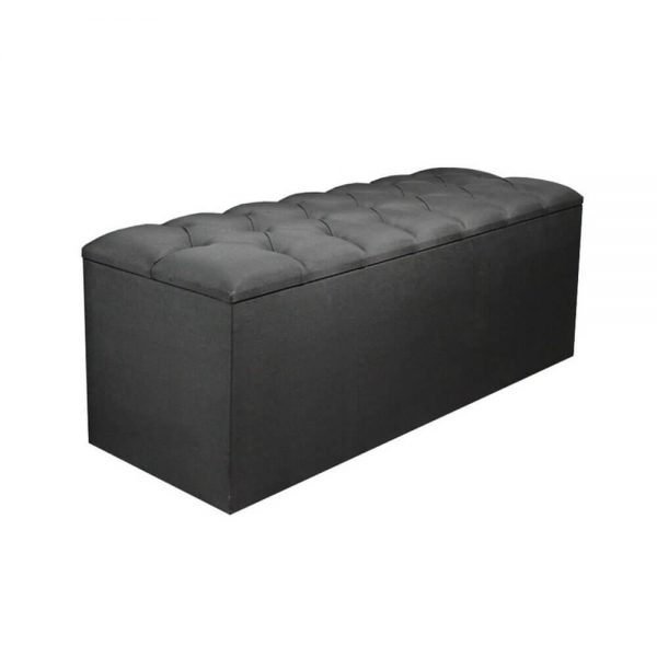 Dekenkist met gecapitonneerde bovenkant